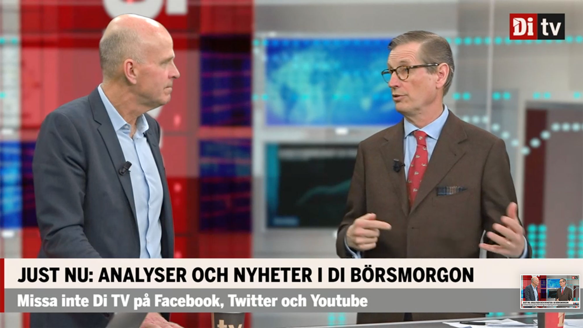 Gustaf på DI:s Börsmorgon 16:e mars