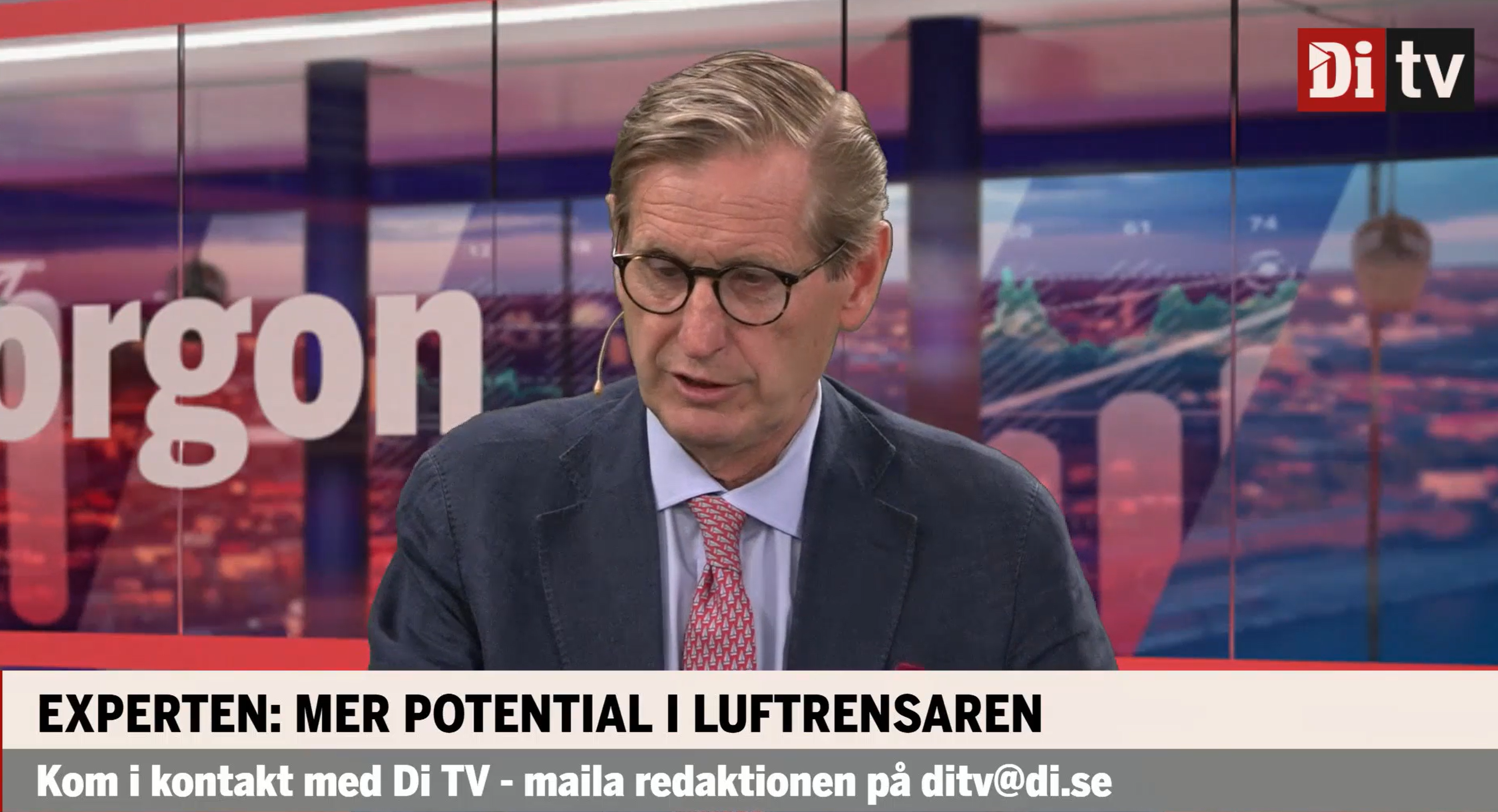 Gustaf talar om Nederman i Di TV