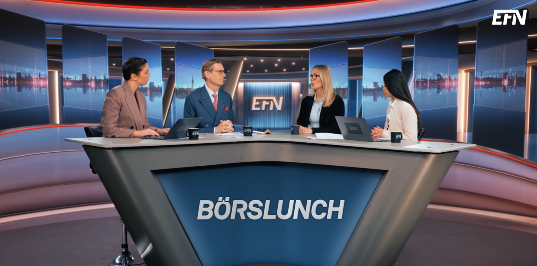 Gustav talar om fondens innehav EQT och SKF i EFN Börslunch